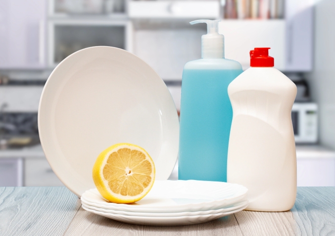 diswashing detergent as lemon