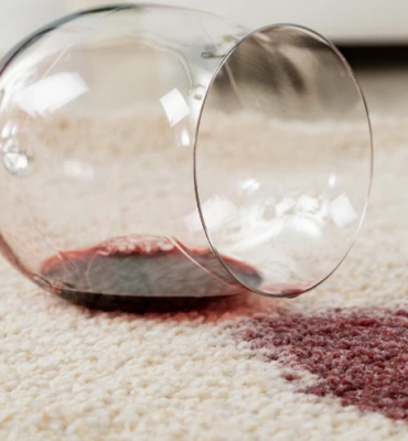 how to remove red wine stain from carpet