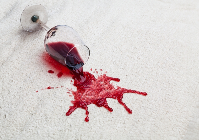Using Salt to removed wine stains