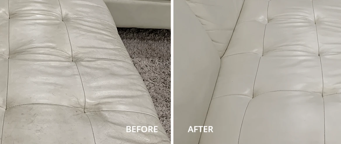 how to clean and condition leather lounge at home