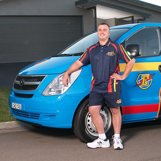 carpet cleaning brisbane tech with van