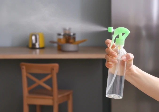using rubbing alcohol spray as air freshener