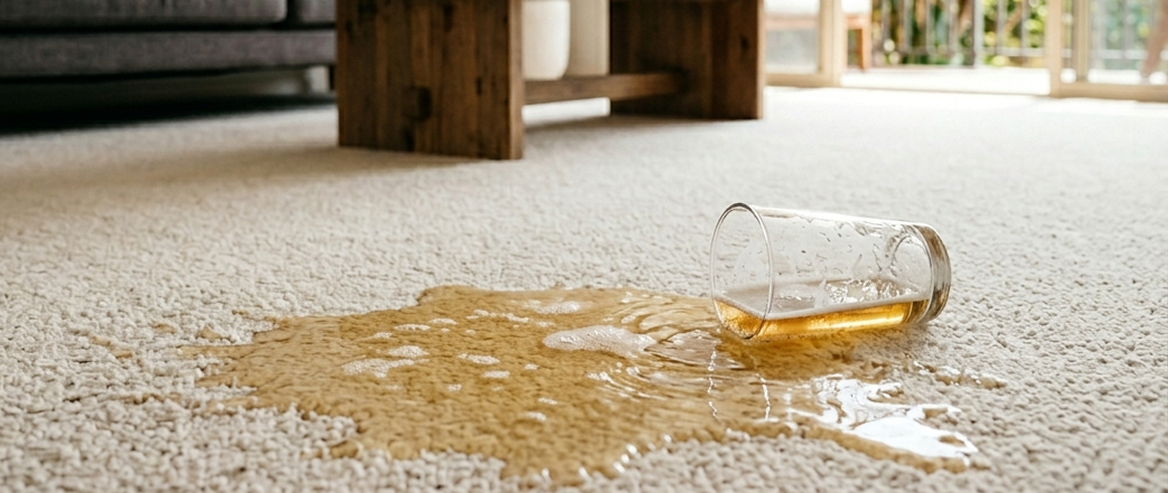 how to remove beer from carpet