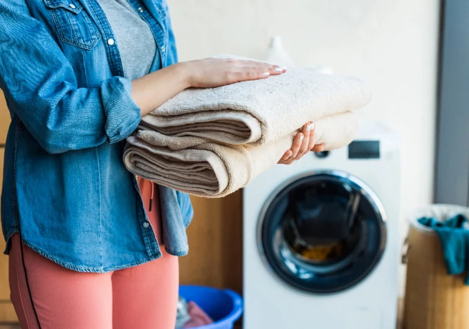 how to clean and revive old towels with vinegar