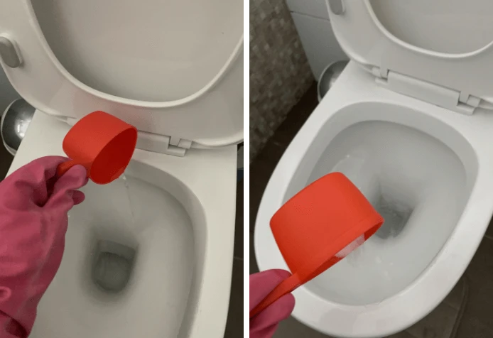 toilet cleaning with borax