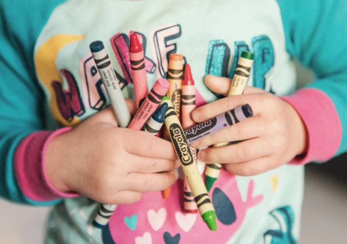 clean crayon stains with toothpaste