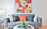 A Beautiful Couch Display