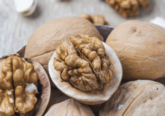 hiding wood scratches with walnuts