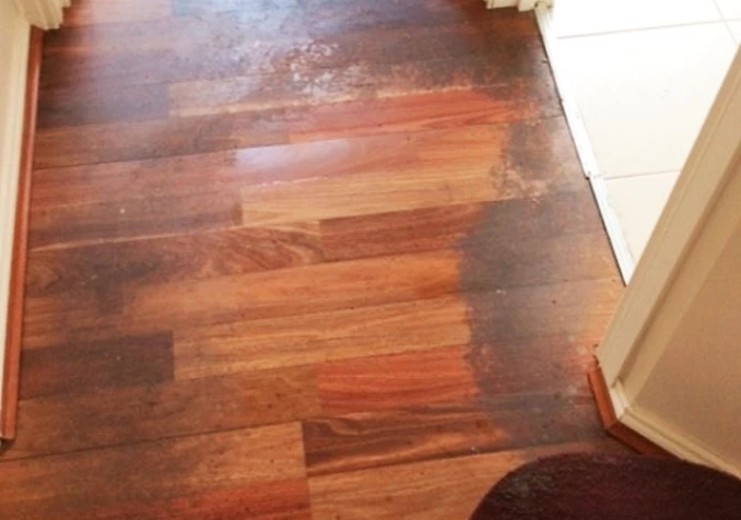 wax build up on wood floors