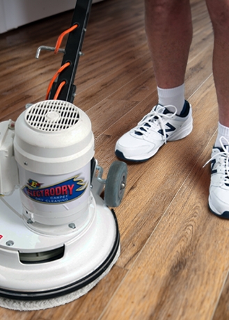 Electrodry Vinyl Floor Cleaning