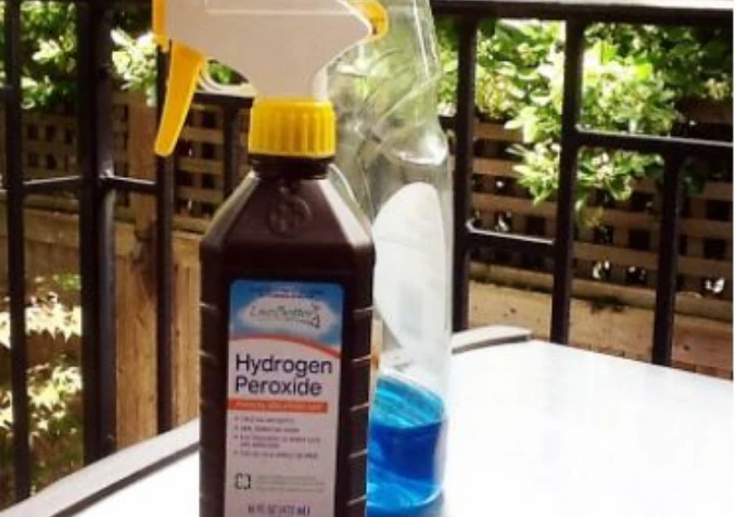 fairy and hydrogen peroxide laundry stain remover