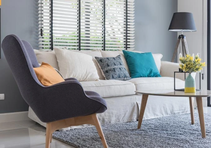 clean and tidy living room