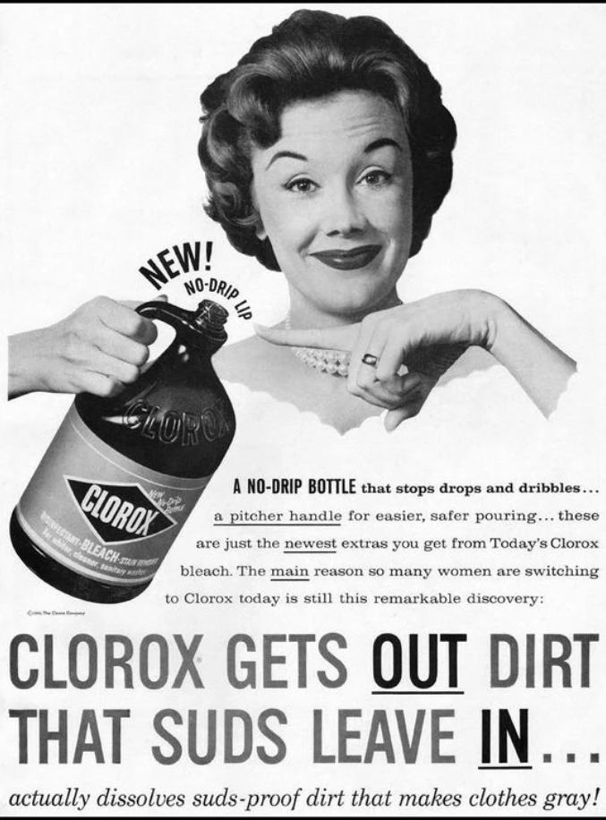 vintage clorox ad