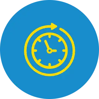 Icon of time running out