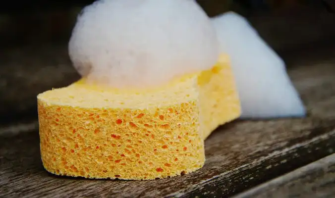 baking soda to clean cloths and sponges