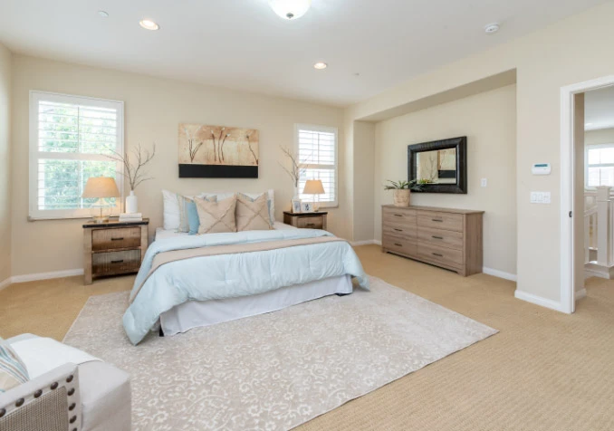 clean and tidy bedroom