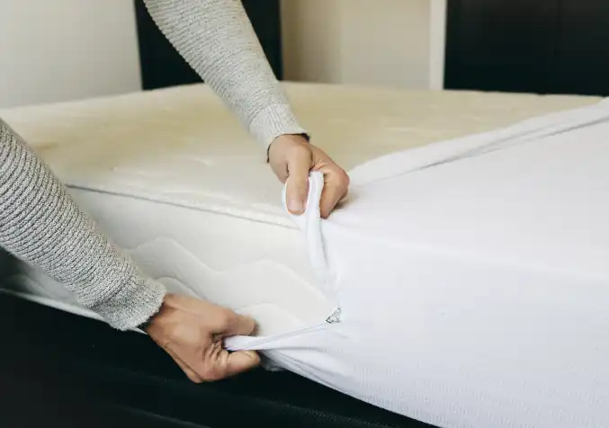 changing the mattress cover