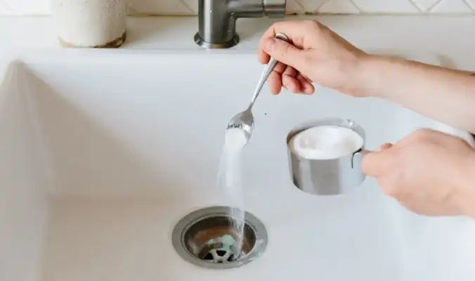 baking soda used to clean drains