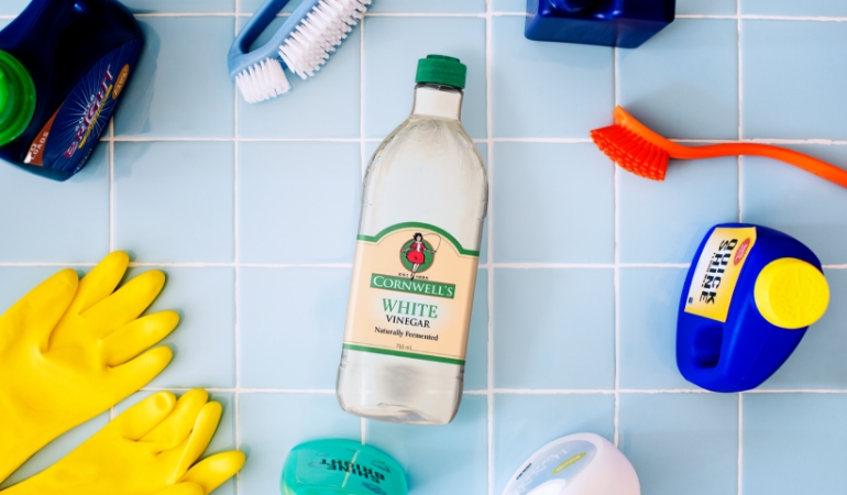 Essential tools for removing detergent haze from tiles