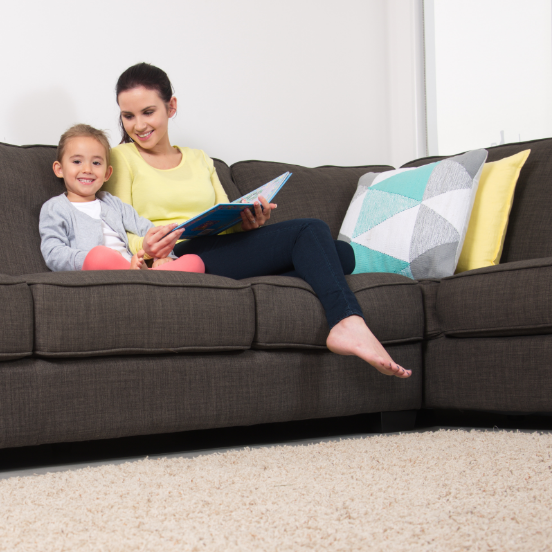 how do you clean a fabric lounge forster