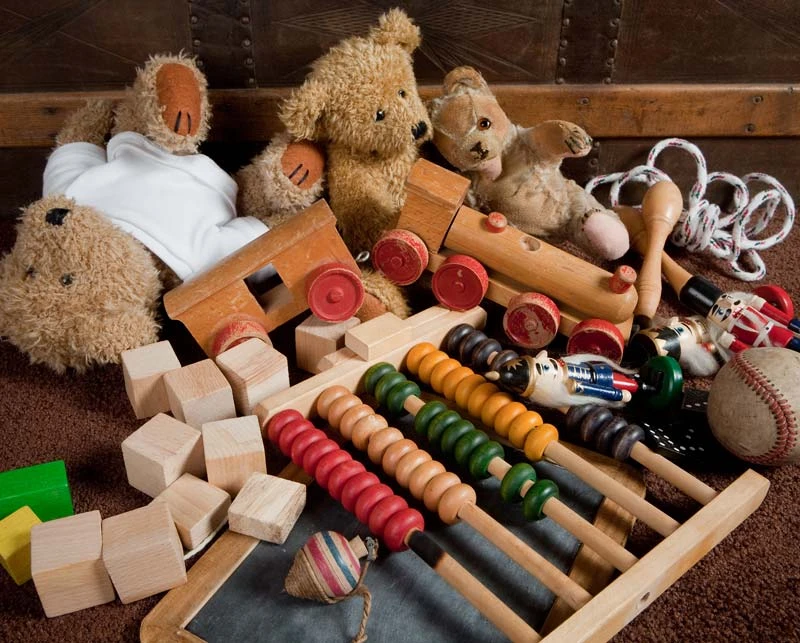 how to clean wooden toys