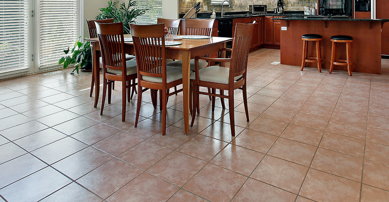 Rental property tiles suitable for cleaning and grout sealing instead of renovation