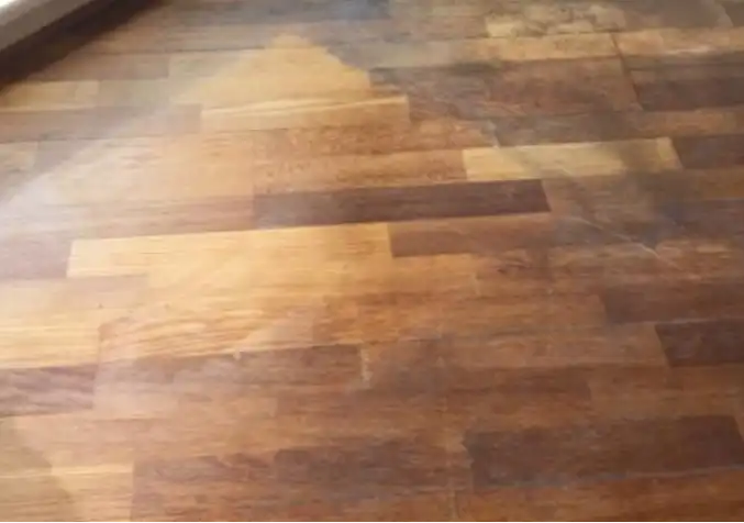 scratched timber floors