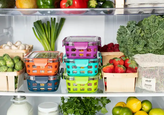 highly organised fridge