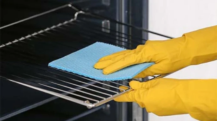 cleaning greasy oven naturally