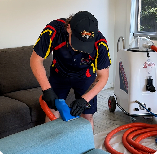 Upholstery Cleaning Step 3 How Water Extraction Clean